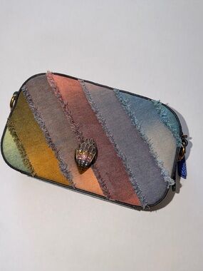 Kurt Geiger London Small Kensington Camera Crossbody Bag Multicolor Denim
